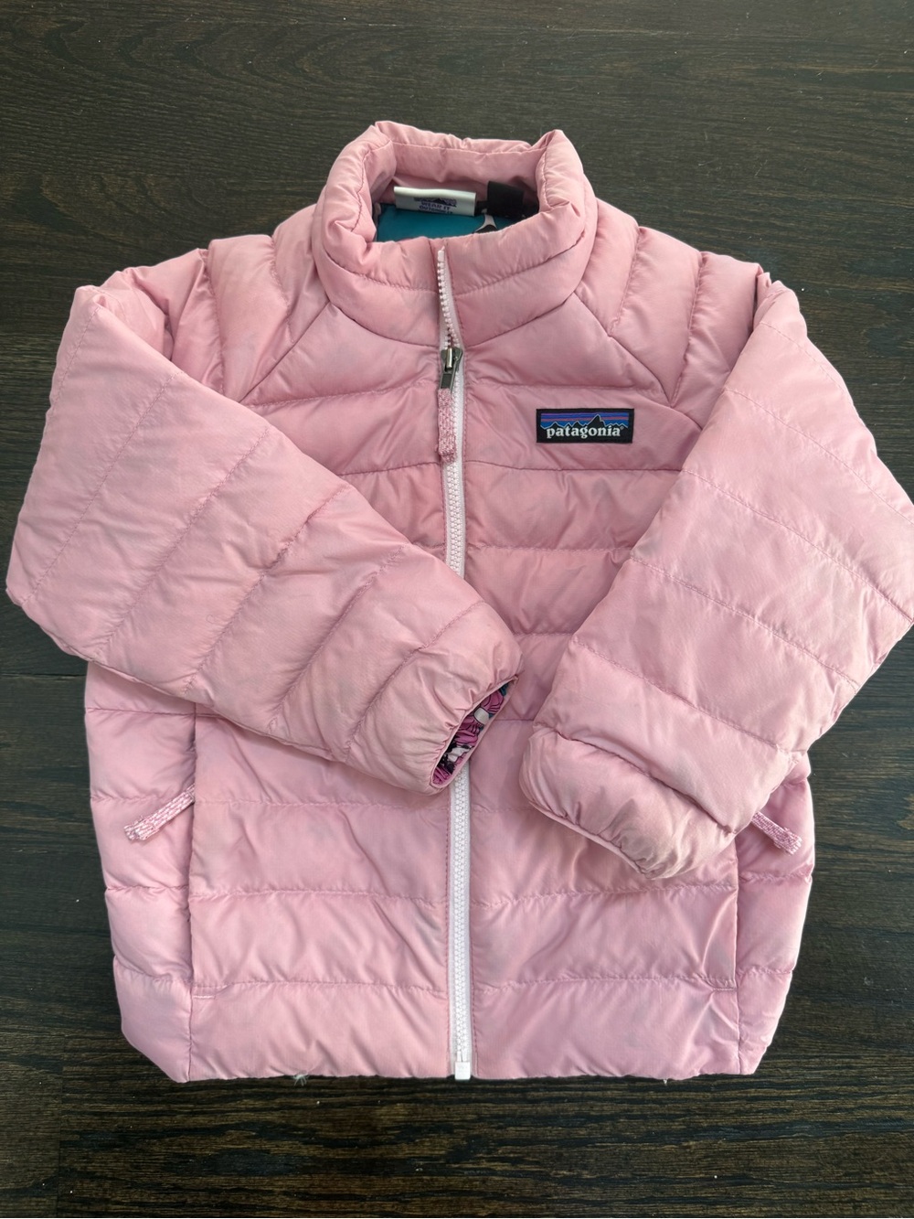 Patagonia Pink Quilted Kids Puffer Jacket